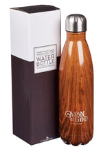 Load image into Gallery viewer, WATER BOTTLE - 1 TIMOTHY 6:11 'MAN OF GOD' 17OZ STAINLESS STEEL