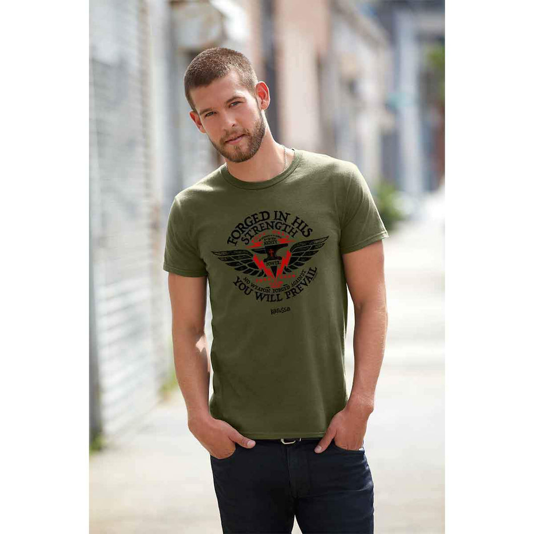 T-Shirt - Forged In His Strength