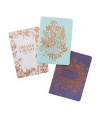 Set of 3 'Strength & Dignity' Notebooks