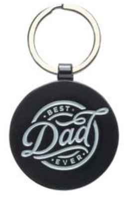 Best Dad Ever Keyring in Gift Tin