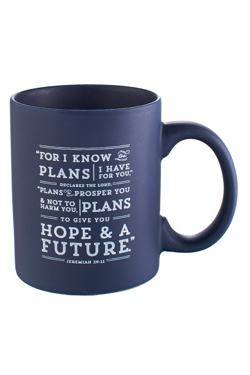 JEREMIAH 29:11 NAVY MUG