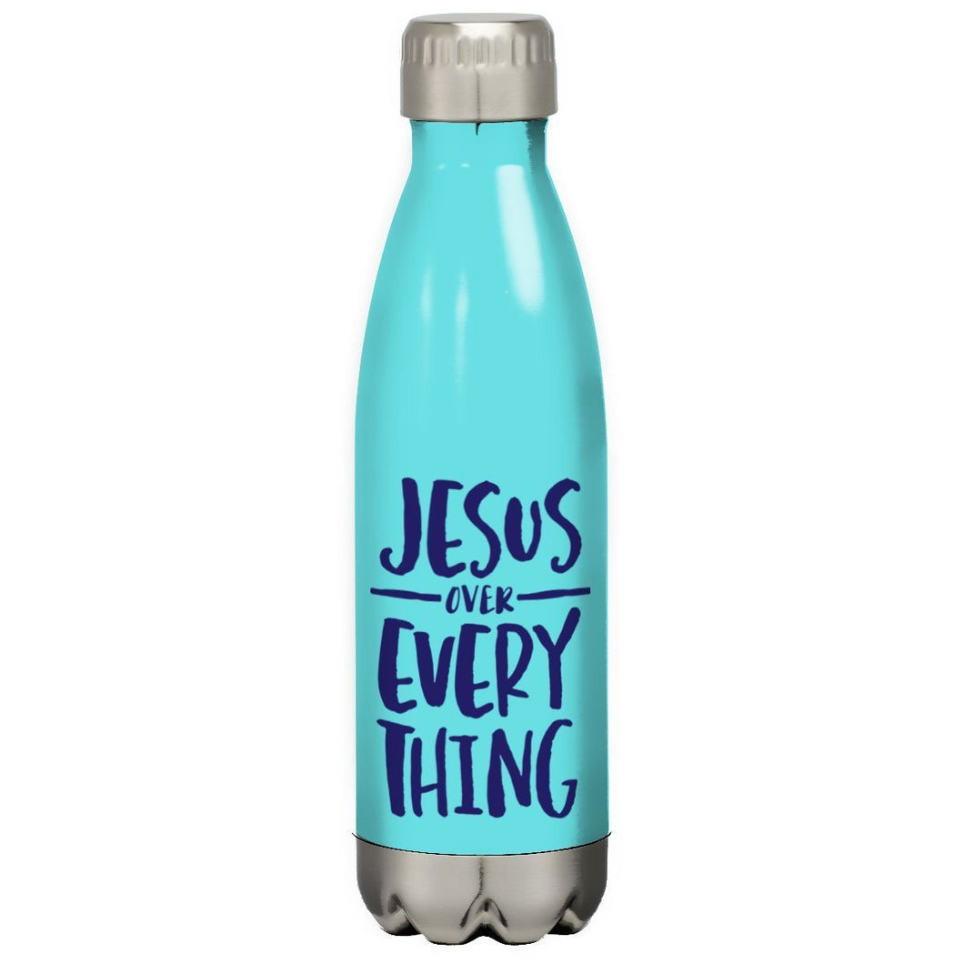 Kerusso® Stainless Steel Water Bottle — Jesus Over Everything™