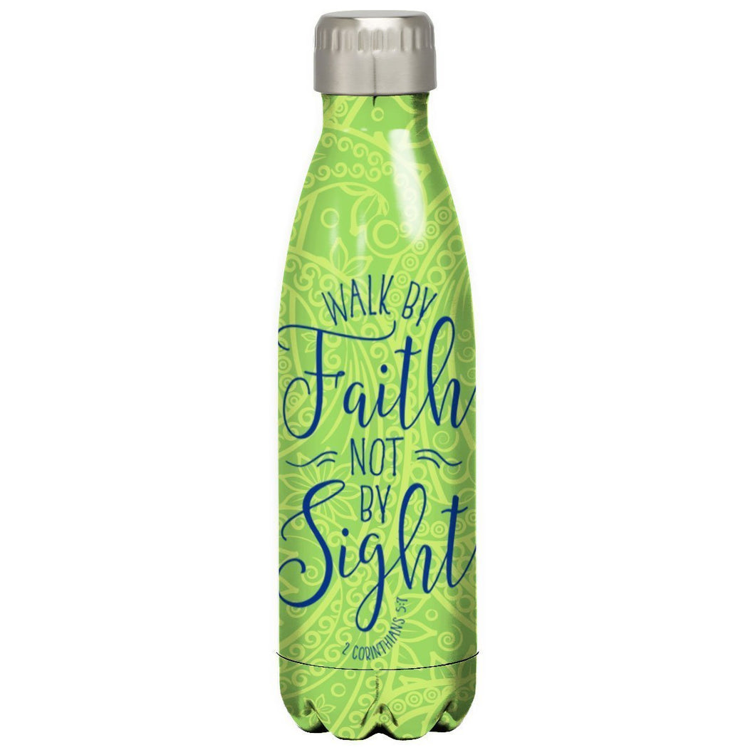 Kerusso® Stainless Steel Water Bottle — Walk By Faith™