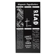 Load image into Gallery viewer, Magnetic Bookmarks, Set of 6, Black and White
