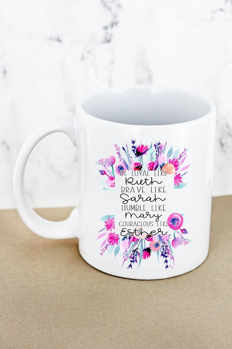 WOMEN OF GOD WHITE MUG